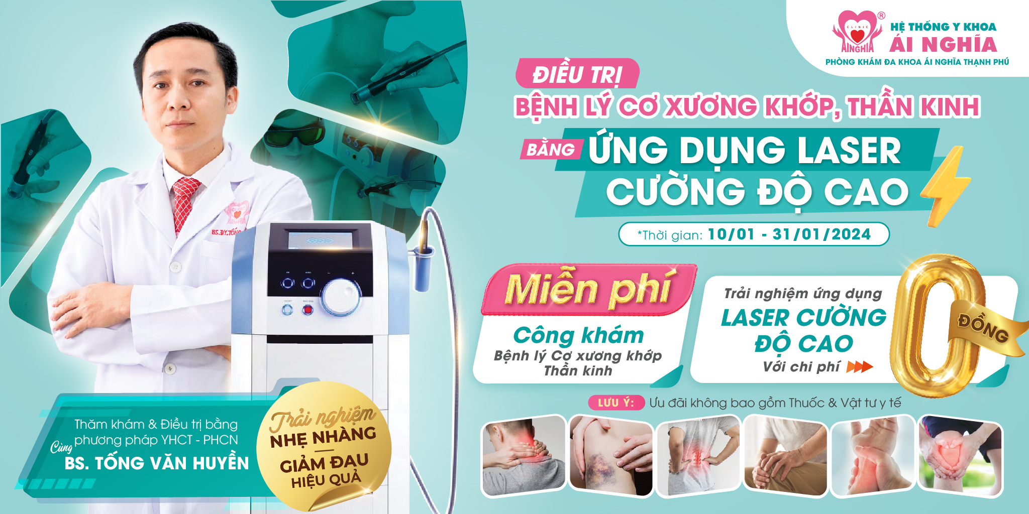 Ứng dụng Laser cường độ cao tại Ái Nghĩa Thạnh Phú