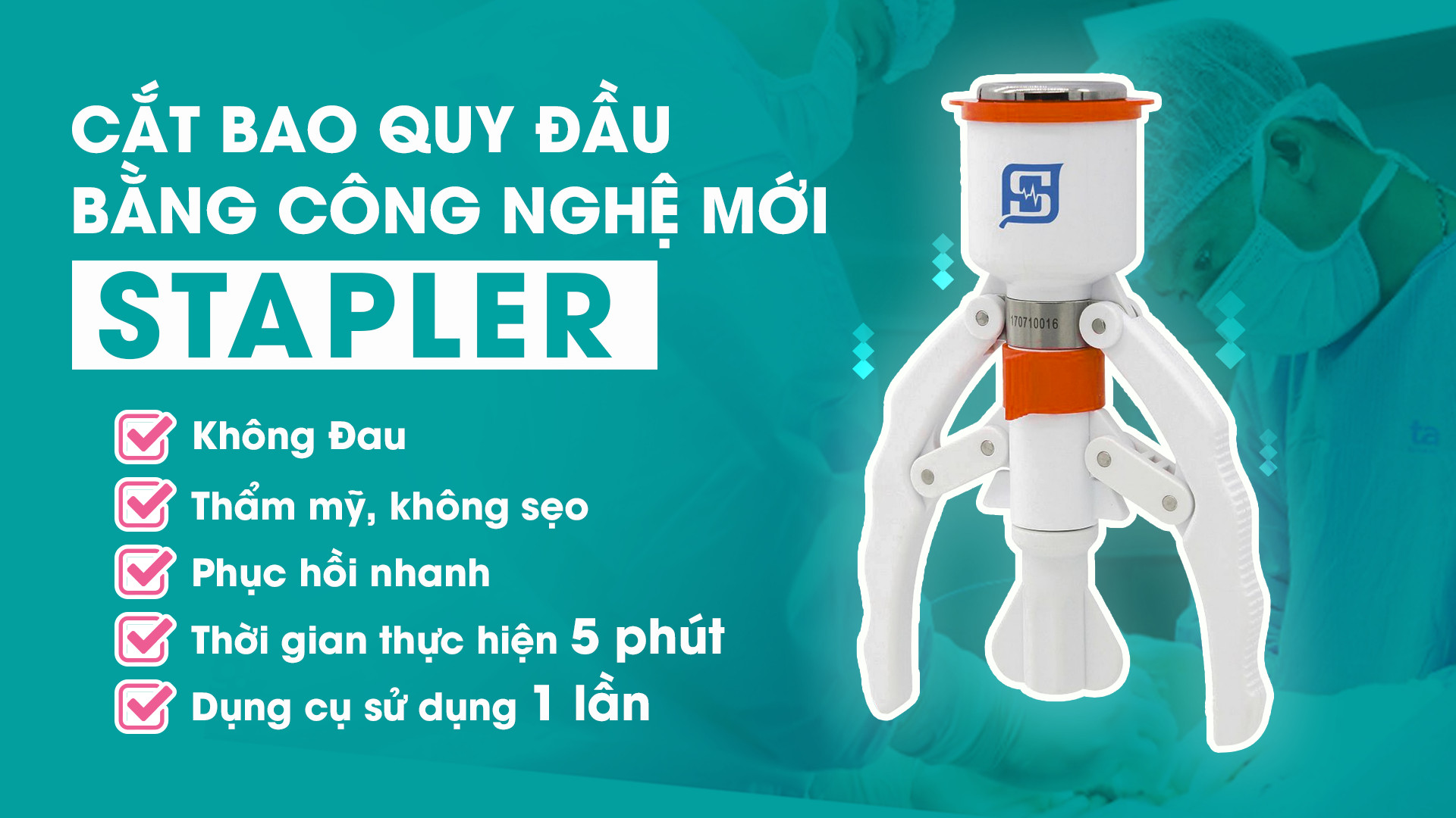 Máy cắt bao quy đầu STAPLER