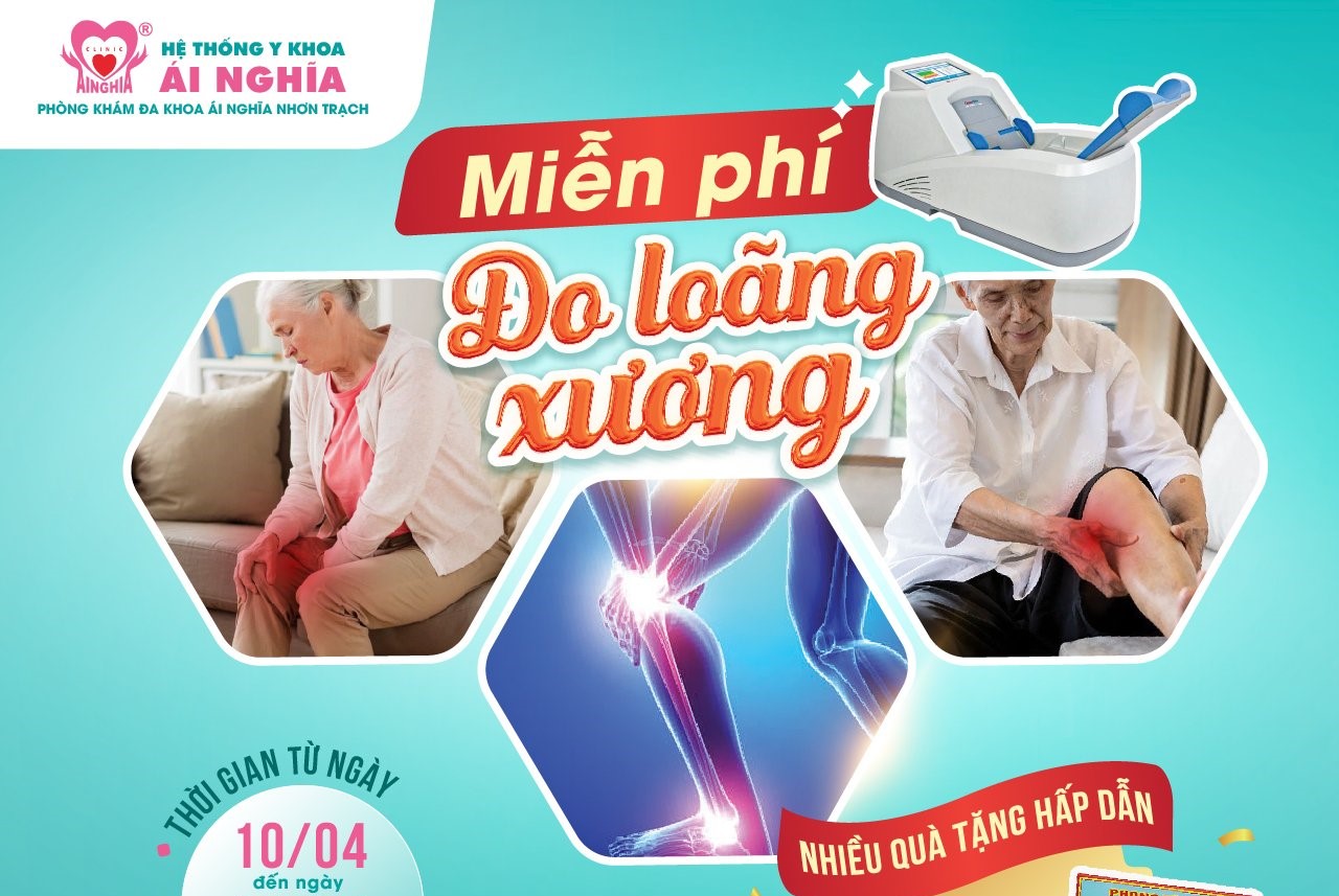 Tháng 4: Miễn phí đo Loãng xương cho người dân tại Ái Nghĩa Nhơn Trạch