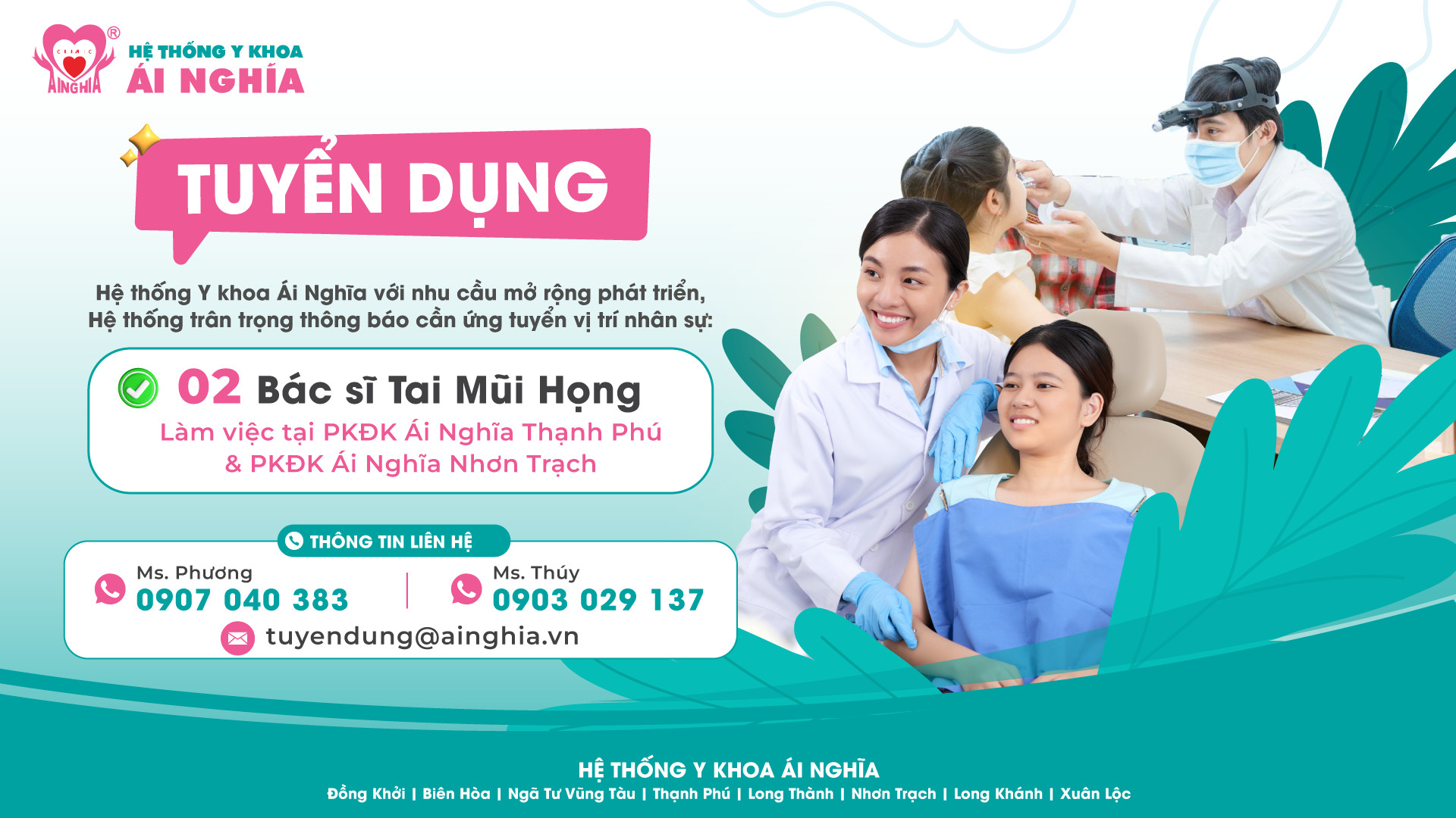 Thông báo tuyển dụng Tháng 05/2024