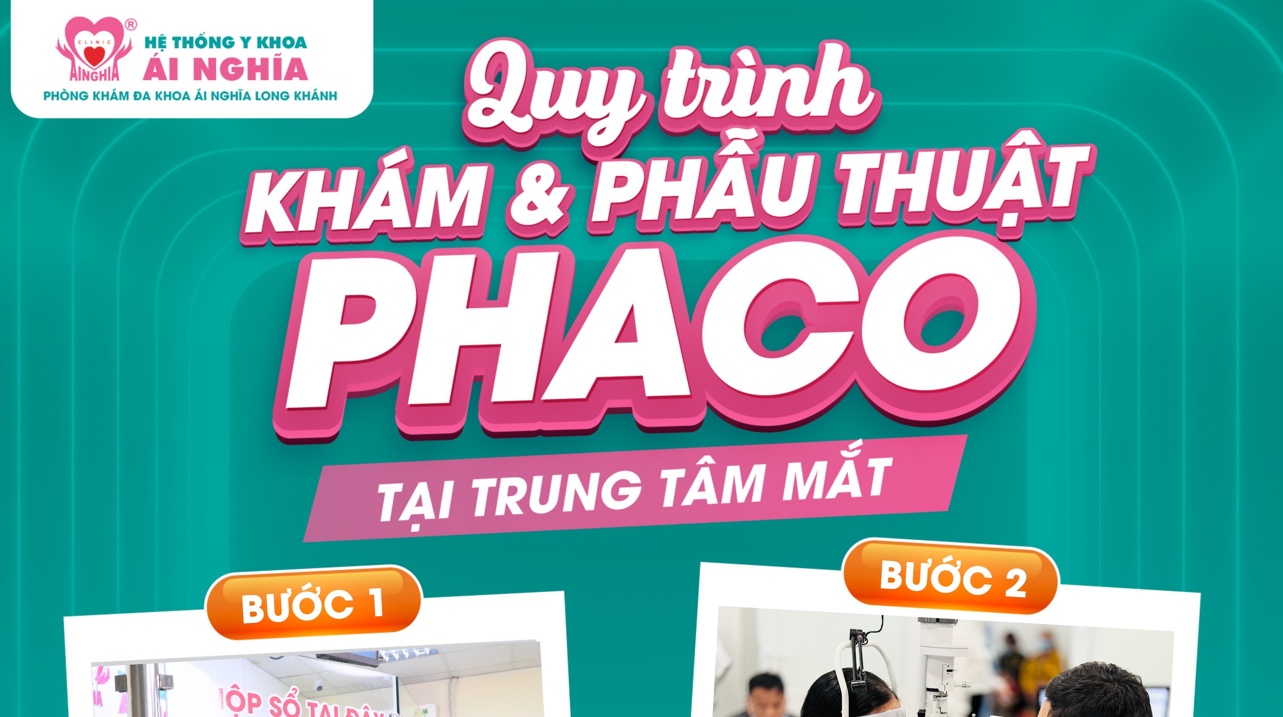 Quy trình Phẫu thuật Phaco tại Trung tâm Điều trị mắt KTC Sài Gòn - Ái Nghĩa Long Khánh