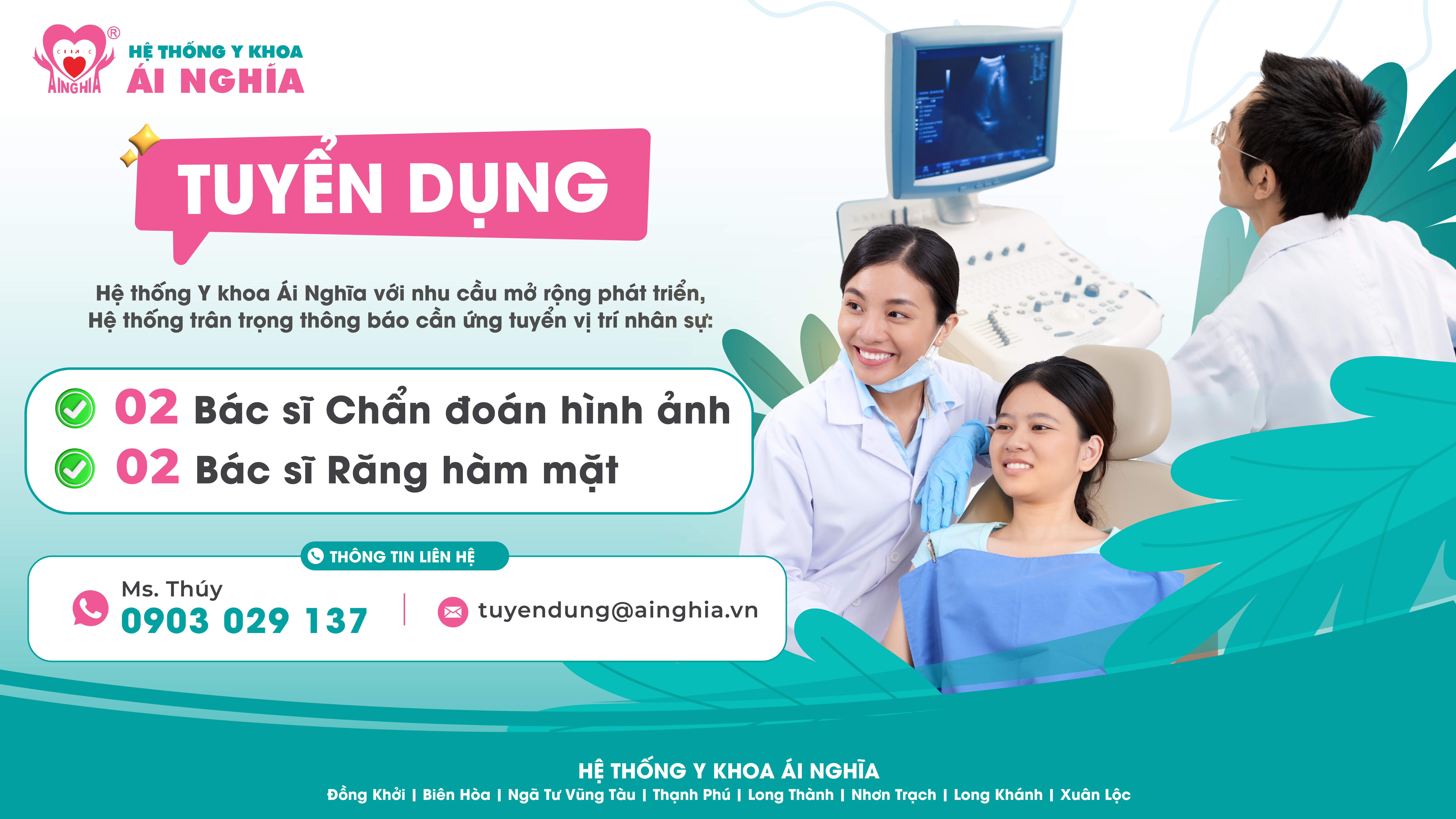 Thông báo tuyển dụng Tháng 10/2024.