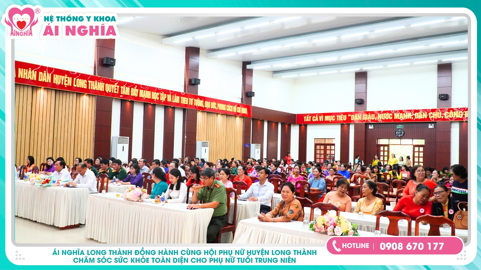 Hệ thống Y khoa Ái Nghĩa đồng hành tư vấn sức khỏe cho 1000 Hội viên phụ nữ