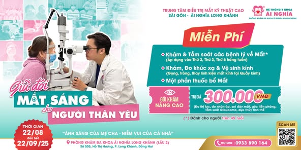 Chương trình Ưu đãi Khám mắt và Phẫu thuật Phaco tại Trung tâm mắt