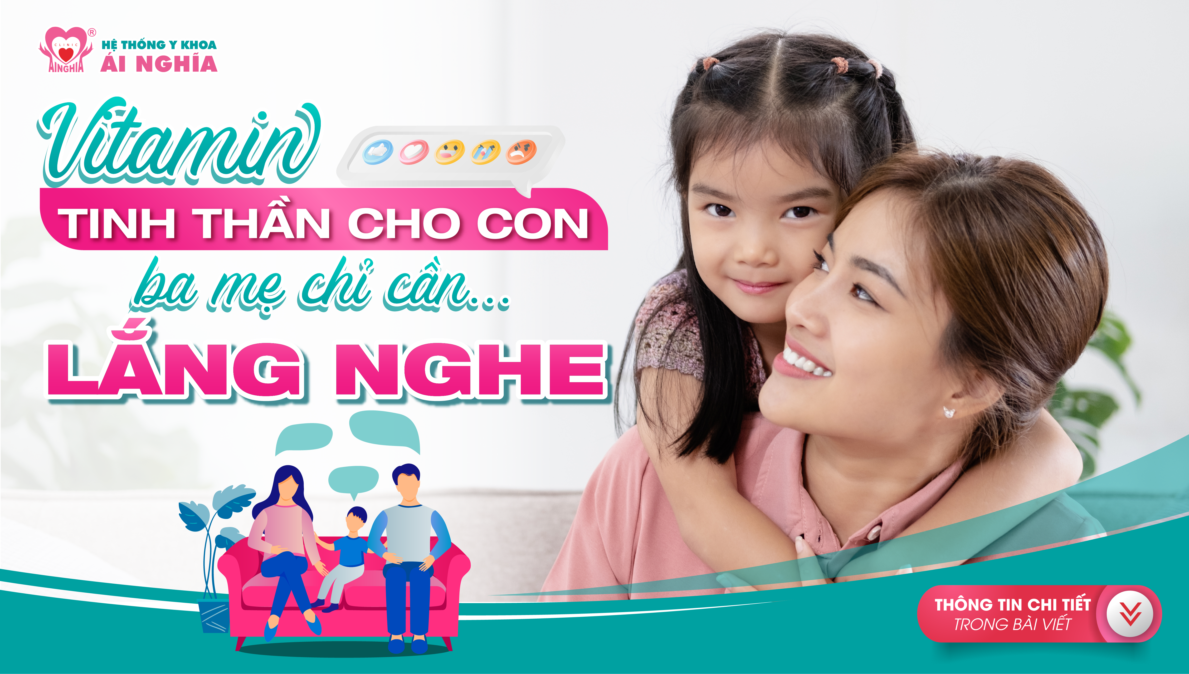 Vitamin tinh thần cho con: ba mẹ chỉ cần... lắng nghe