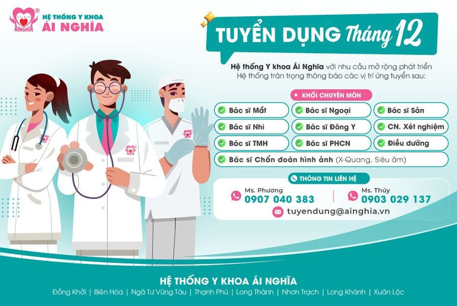 Thông báo tuyển dụng Tháng 12/2023.