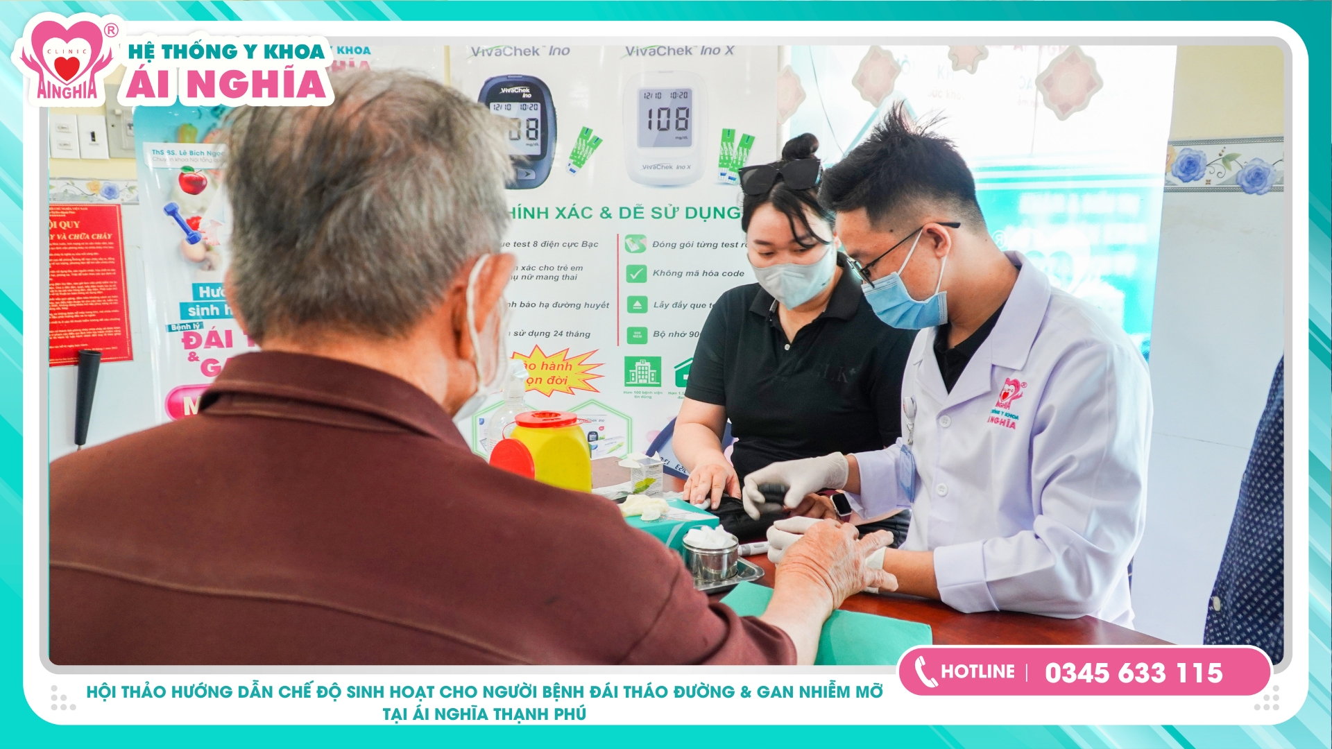 Sinh hoạt CLB người bệnh Đái thái đường và Gan nhiễm mở tại Ái Nghĩa Thạnh Phú