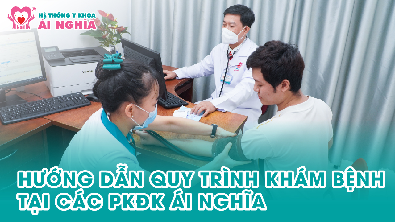 Hướng dẫn Quy trình khám bệnh tại PKĐK Ái Nghĩa