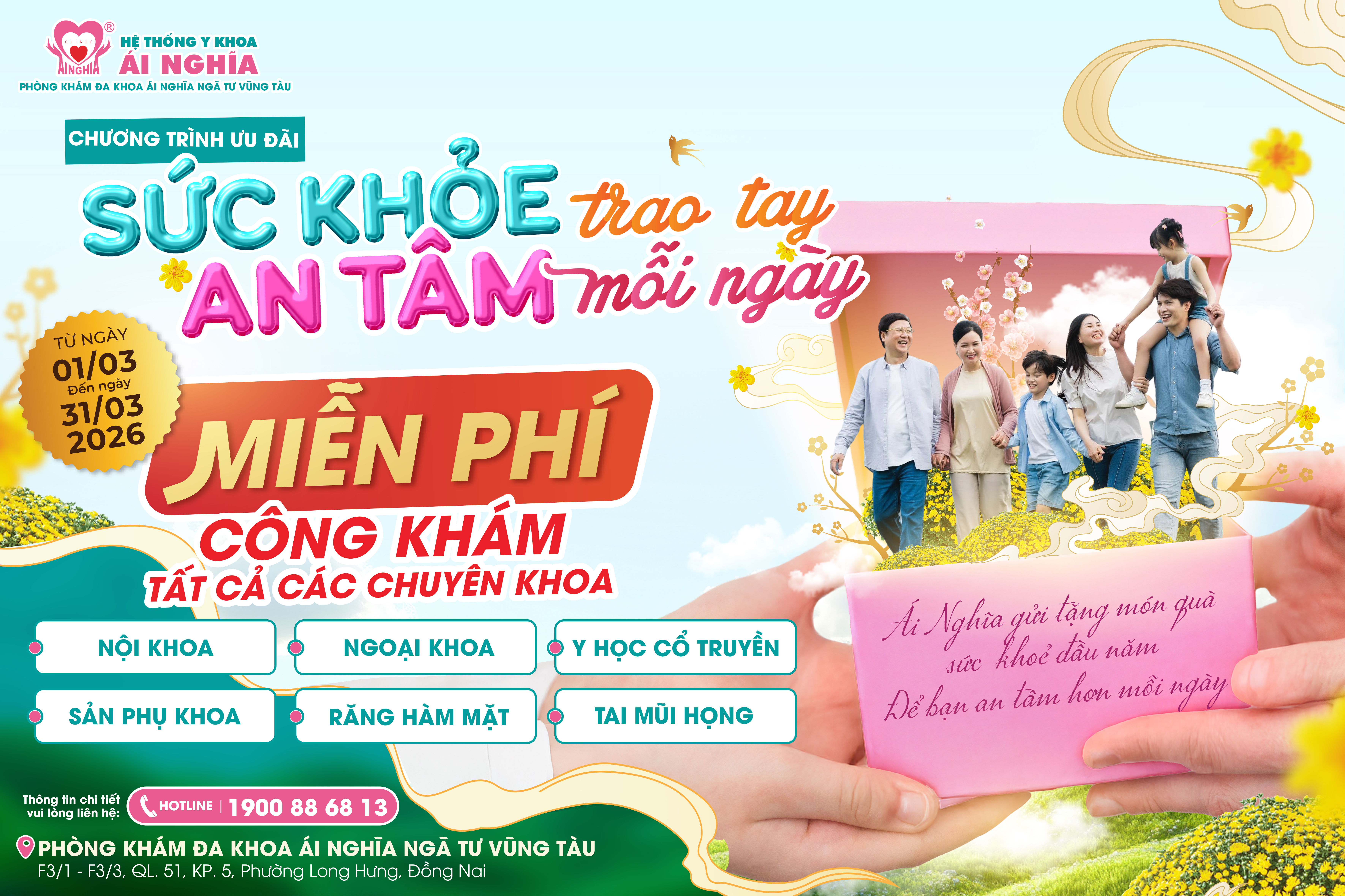 Tháng 3 - Sức khỏe "Đậm đà" - Ái Nghĩa Ngã Tư Vũng Tàu