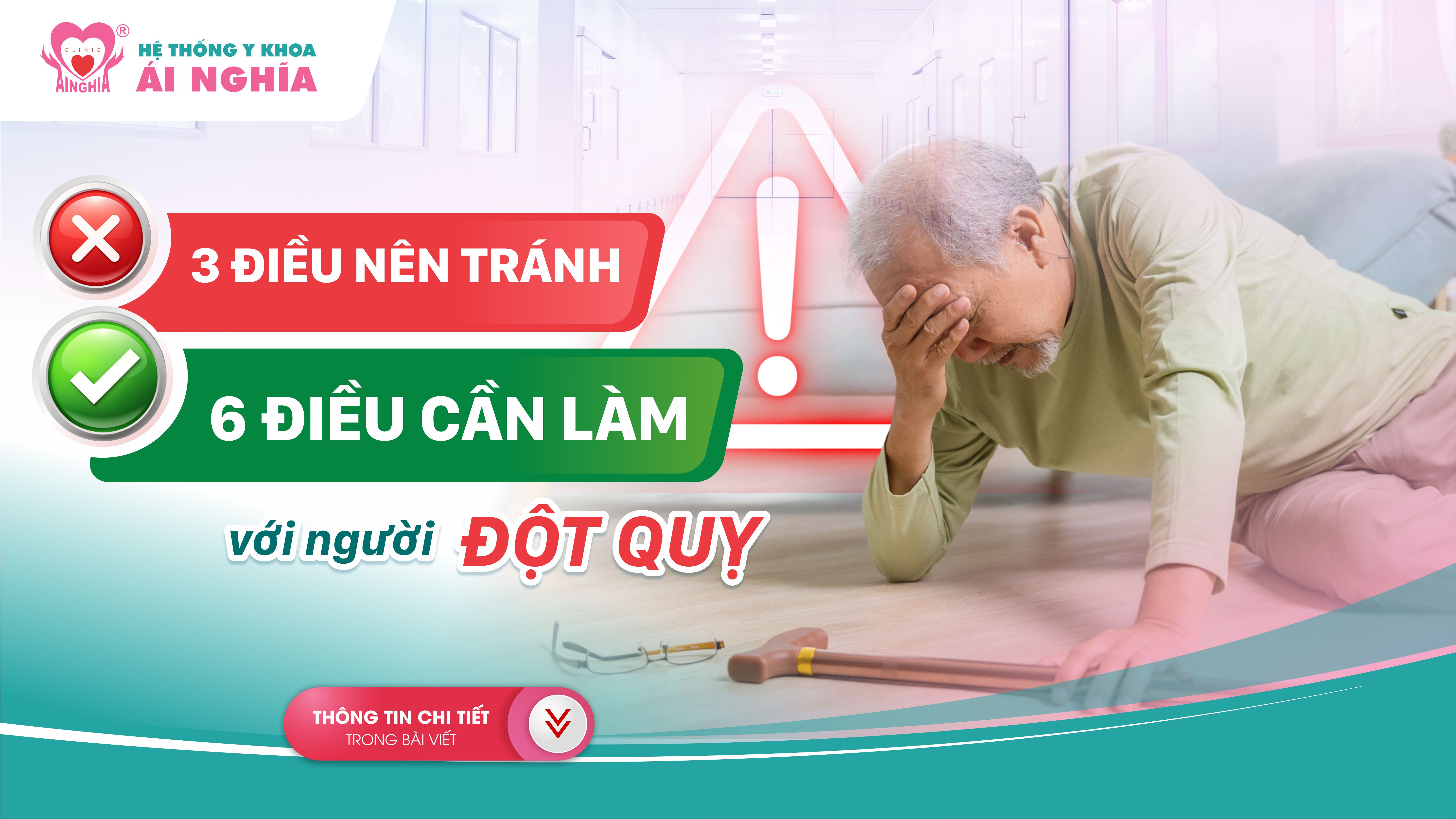 3 điều tránh và 6 điều nên làm khi phát hiện người có dấu hiệu đột quỵ
