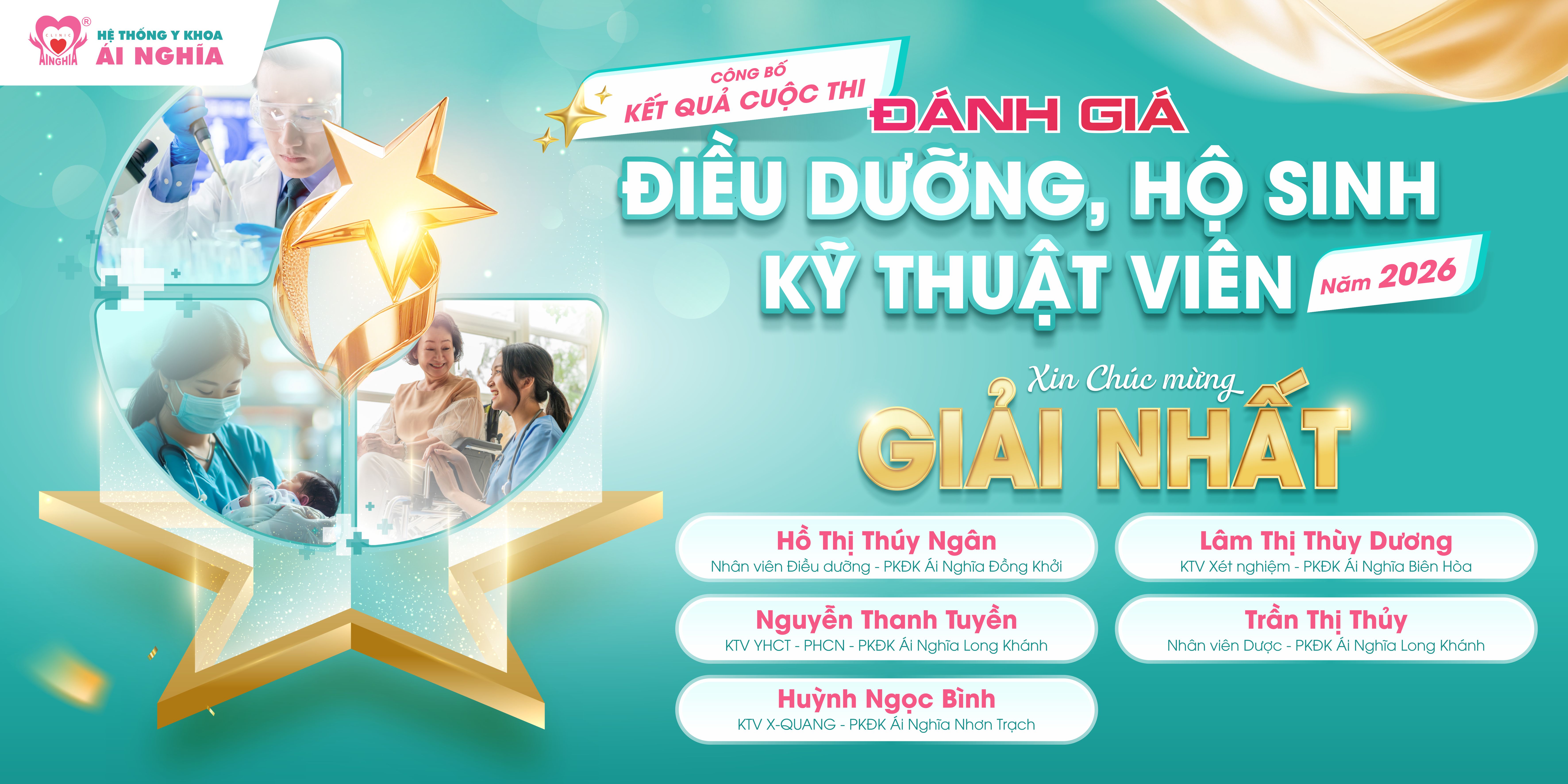 Vinh danh những gương mặt xuất sắc – Cuộc thi đánh giá điều dưỡng, hộ sinh, kỹ thuật viên 2026