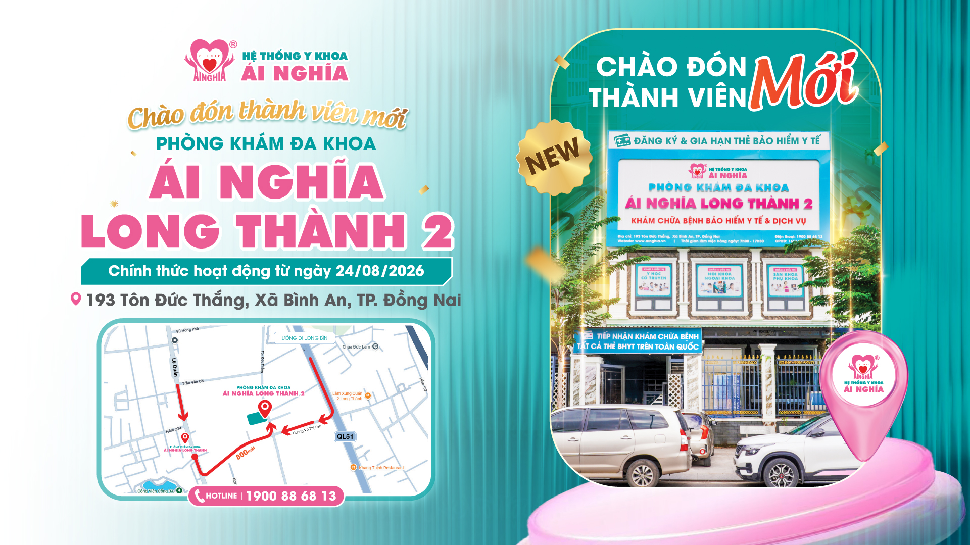 Chào đón Thành viên mới - PKĐK Ái Nghĩa Long Thành 2